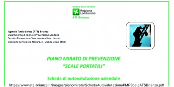 26 marzo 2021 - SICUREZZA sul lavoro, una questione di VITA